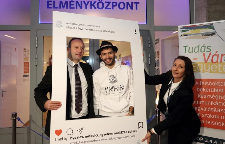 Miskolci Egyetem új élményközpont megnyitója 