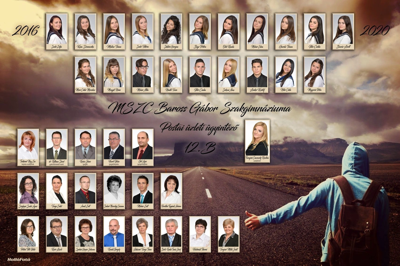 Tabló Baross 12.B