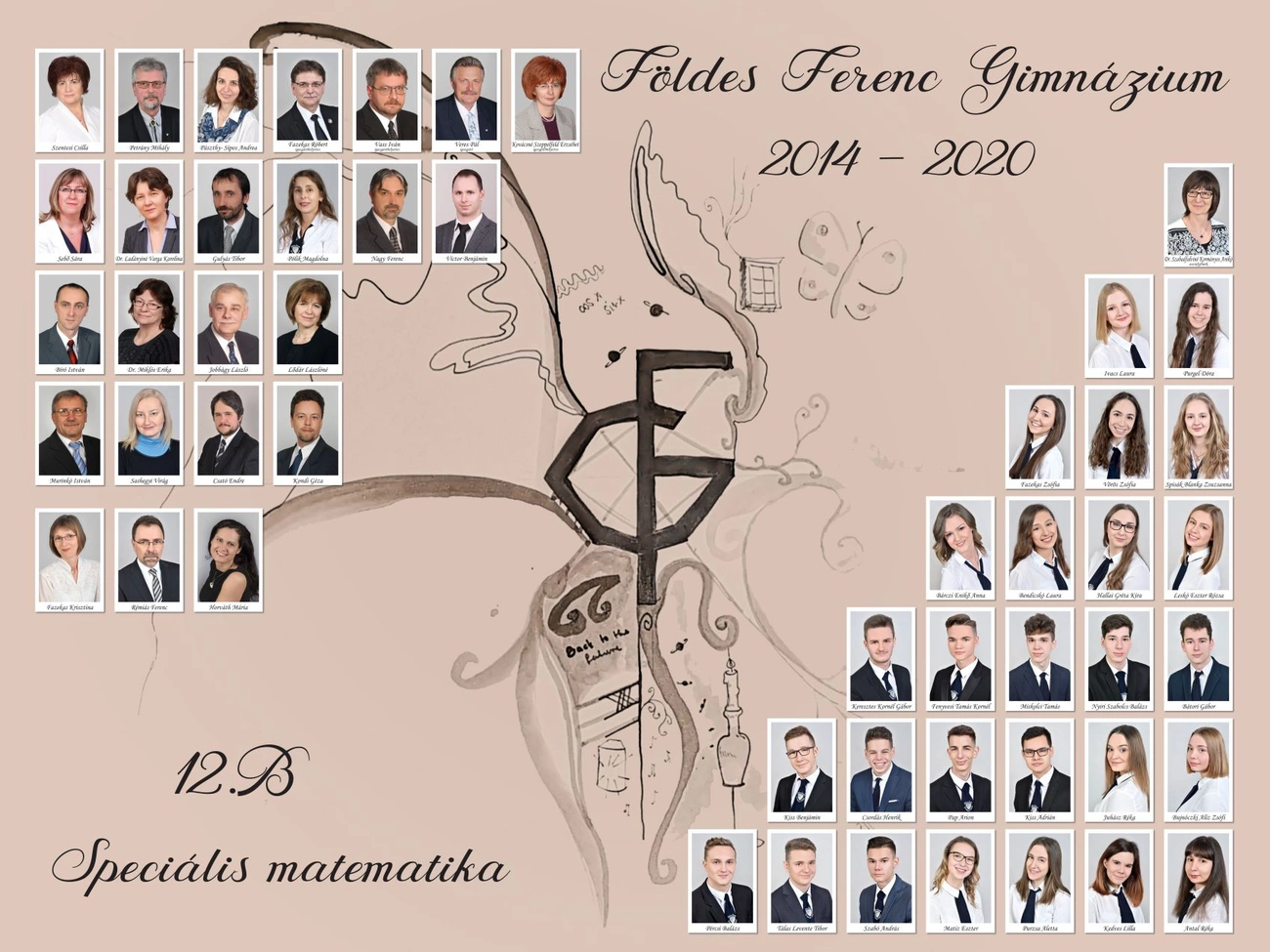 Tabló Földes 12.B