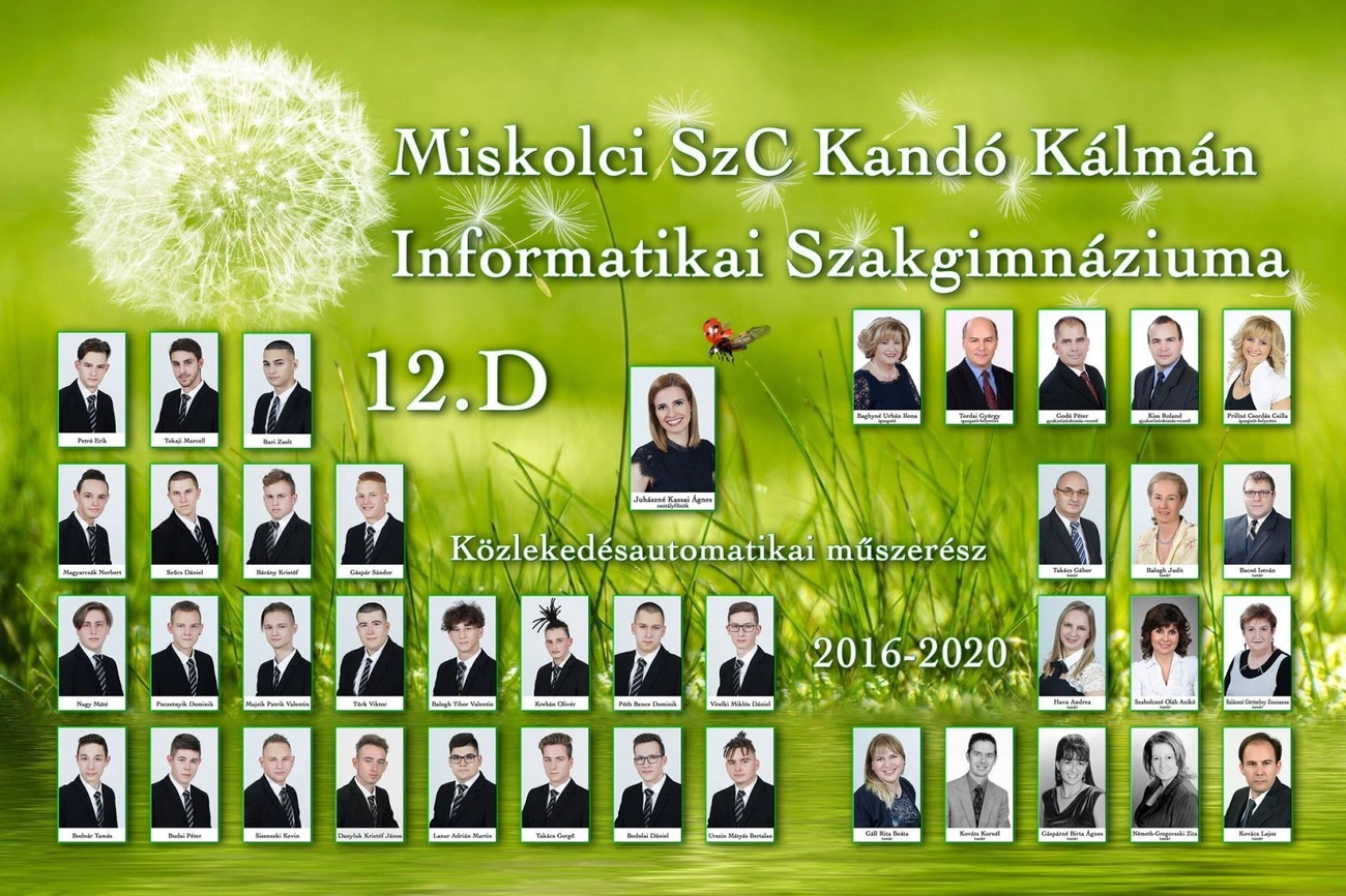 Tabló Kandó 12.D