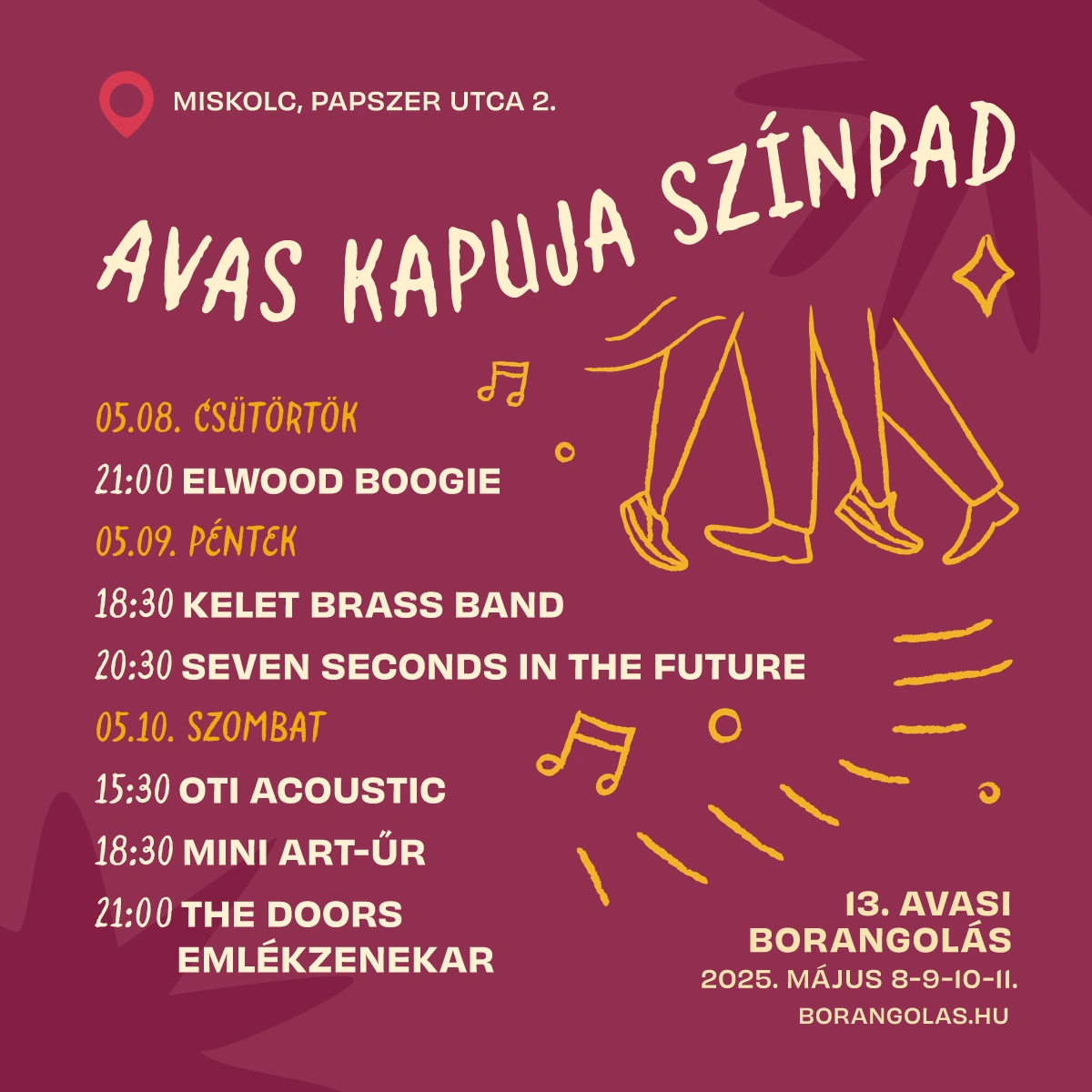 Avas kapuja programok