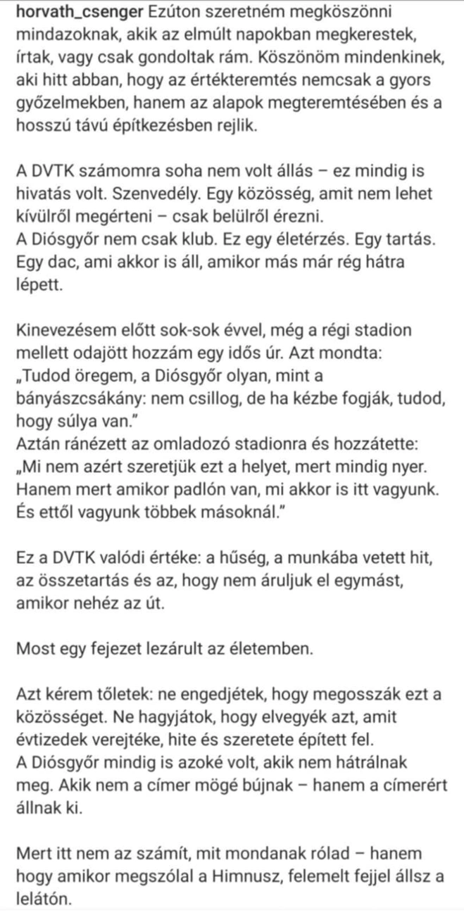 Horváth Csenger búcsú