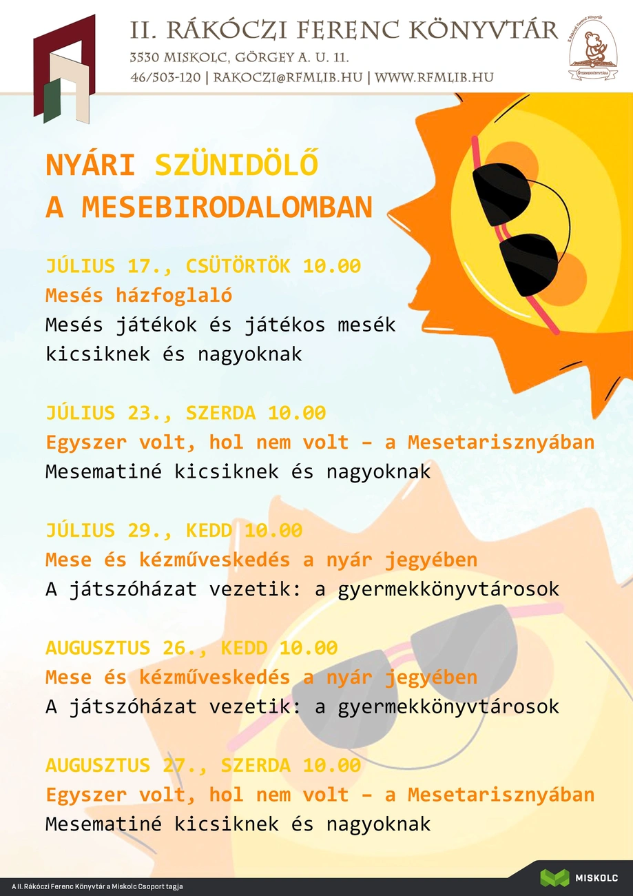 könyvtári program
