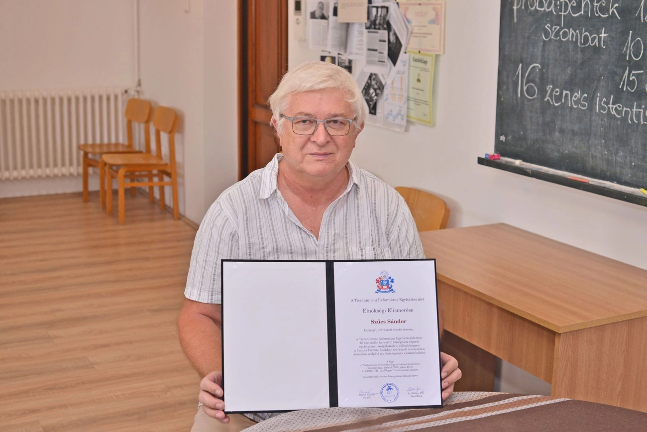 Szűcs Sándor elismerésével