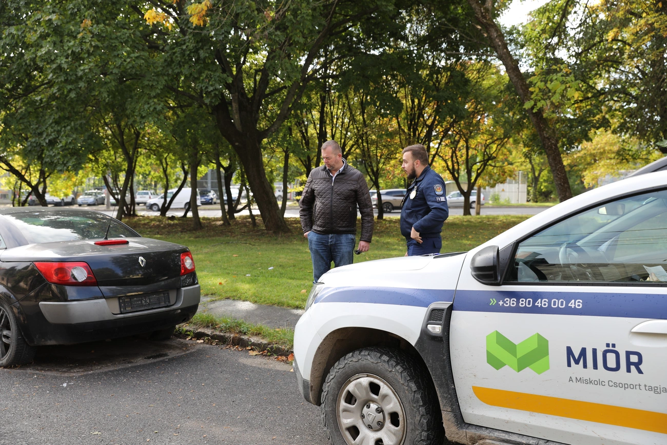 Miskolc újabb parkolóhelyet kapott vissza. Fotó: Juhász Ákos