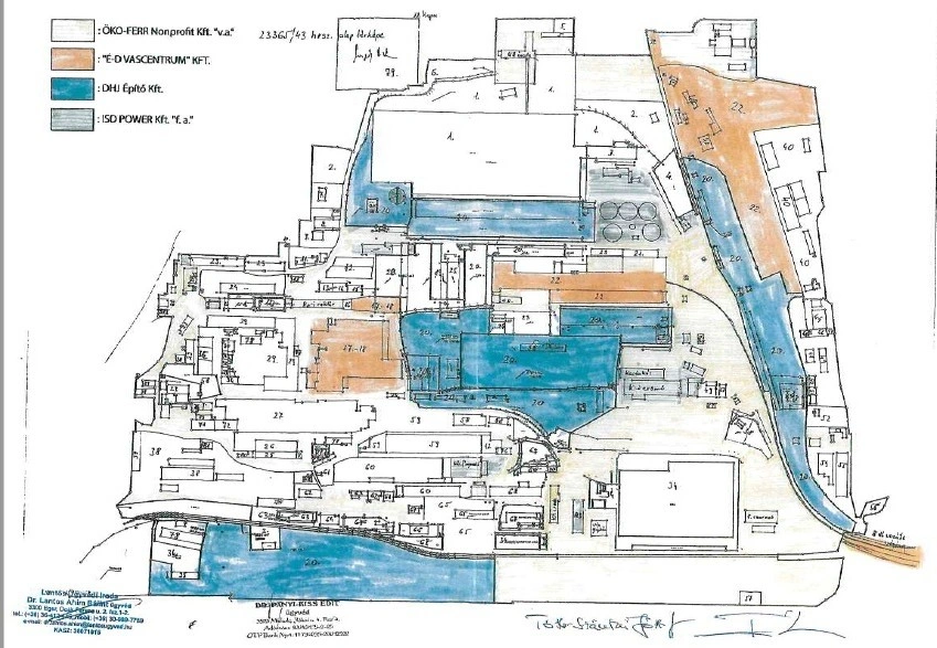Diósgyőri acélművek, DAM térkép 2025. október 8., adás-vétel idején