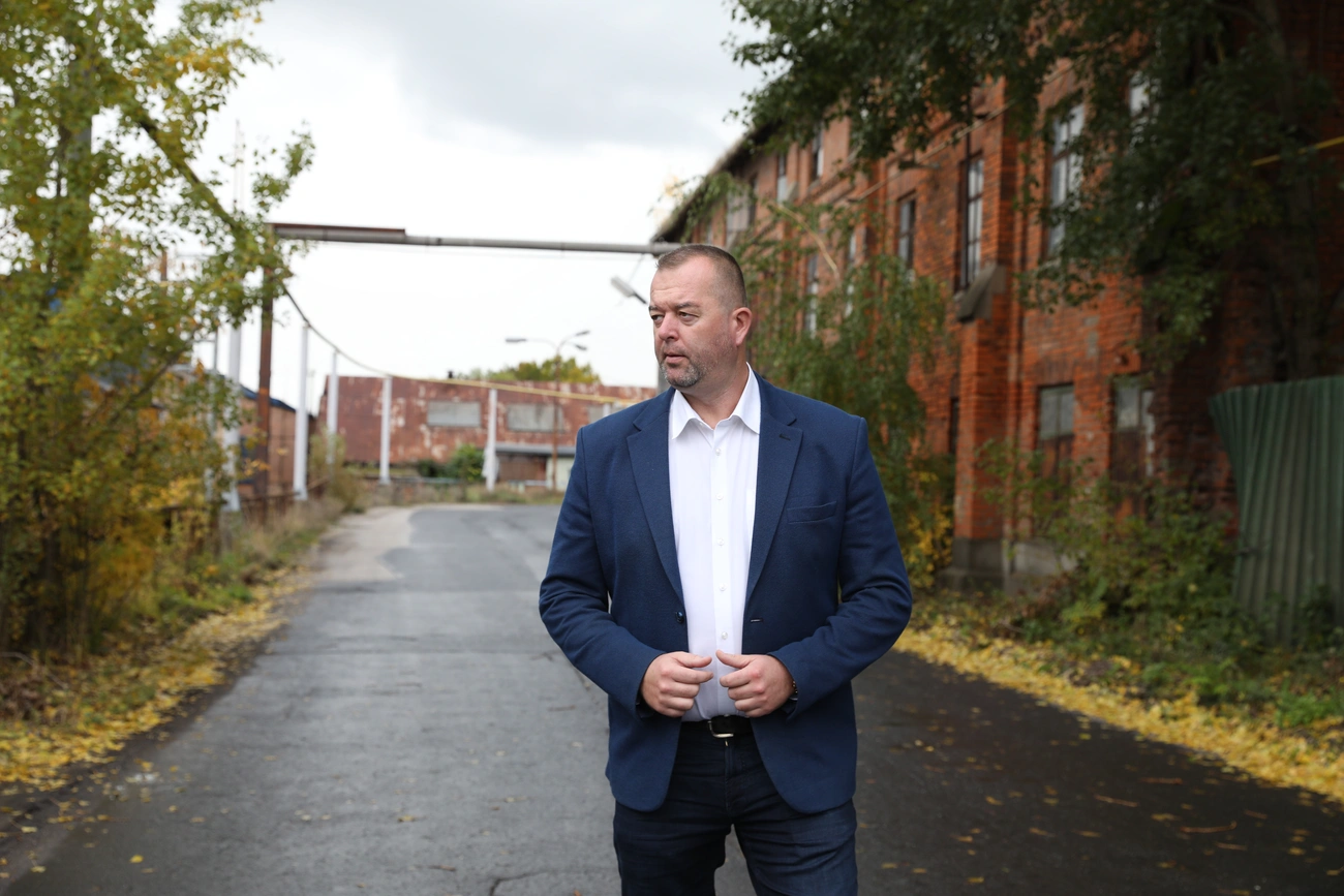 Hollósy András a DAM területén. Fotó: Juhász Ákos