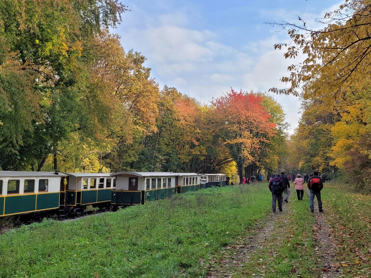 Mahóca kisvonattal, Fotó: DA