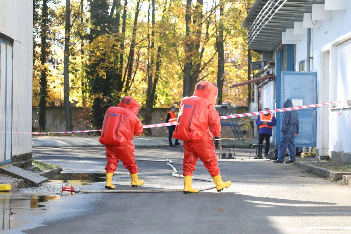 Katasztrófavédelem gyakorlat. Fotó: Juhász Ákos