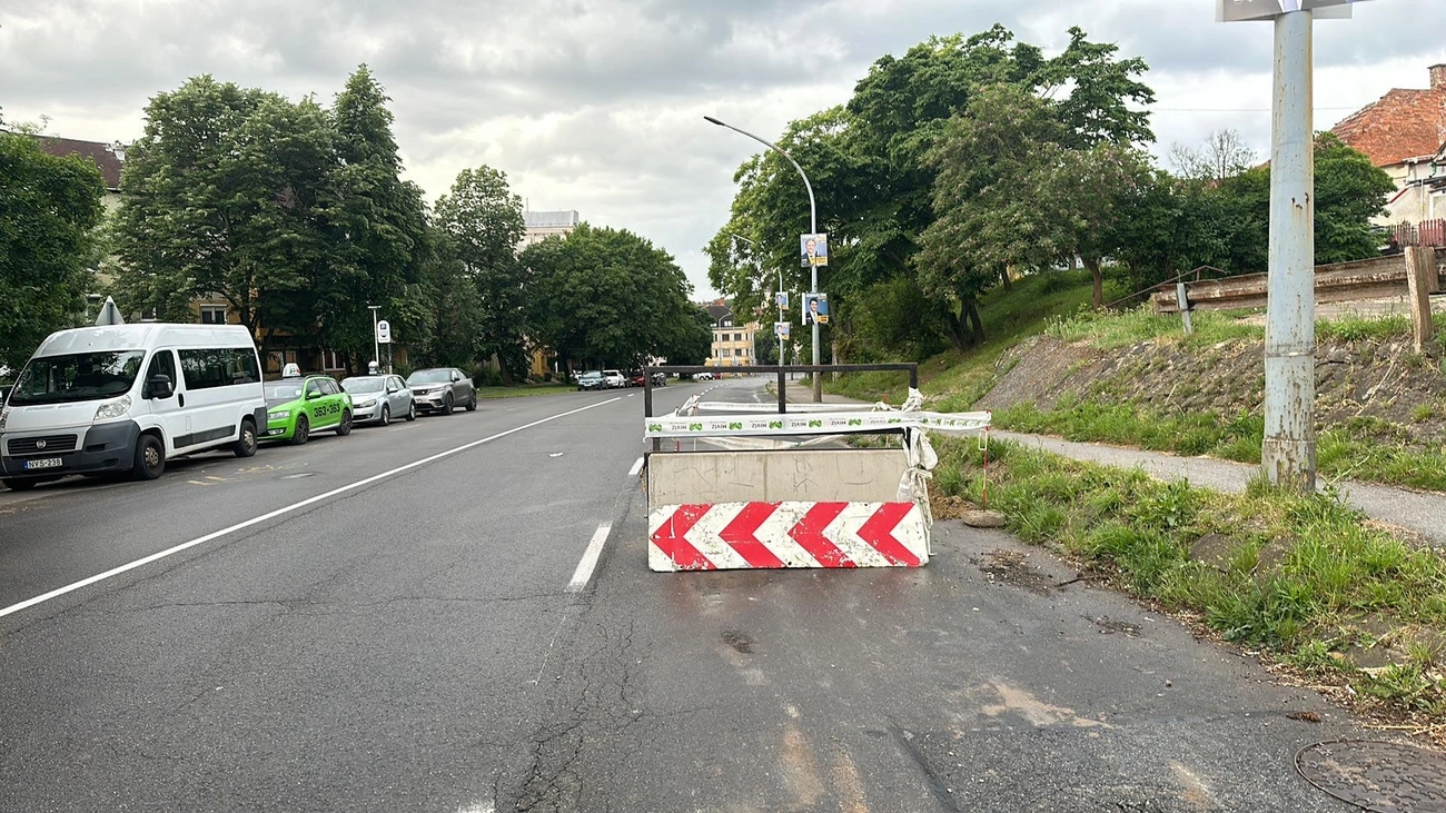 Közlekedési információ. Fotó: Miskolci Városgazda Facebook