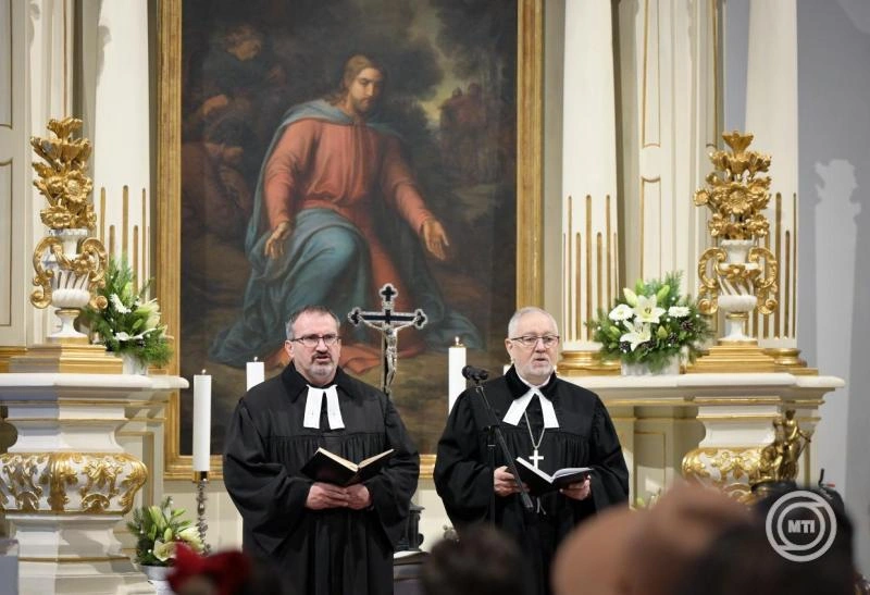 Szemerei János evangélikus elnök-püspök. Fotó: MTI