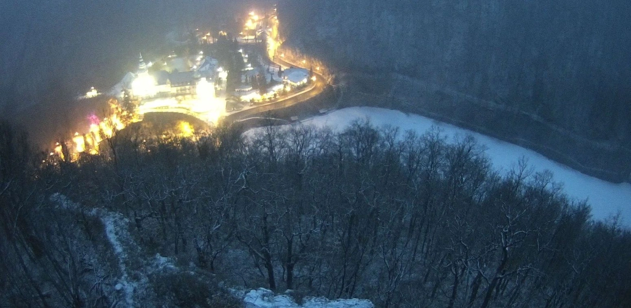 Zsófia-kilátó havazás