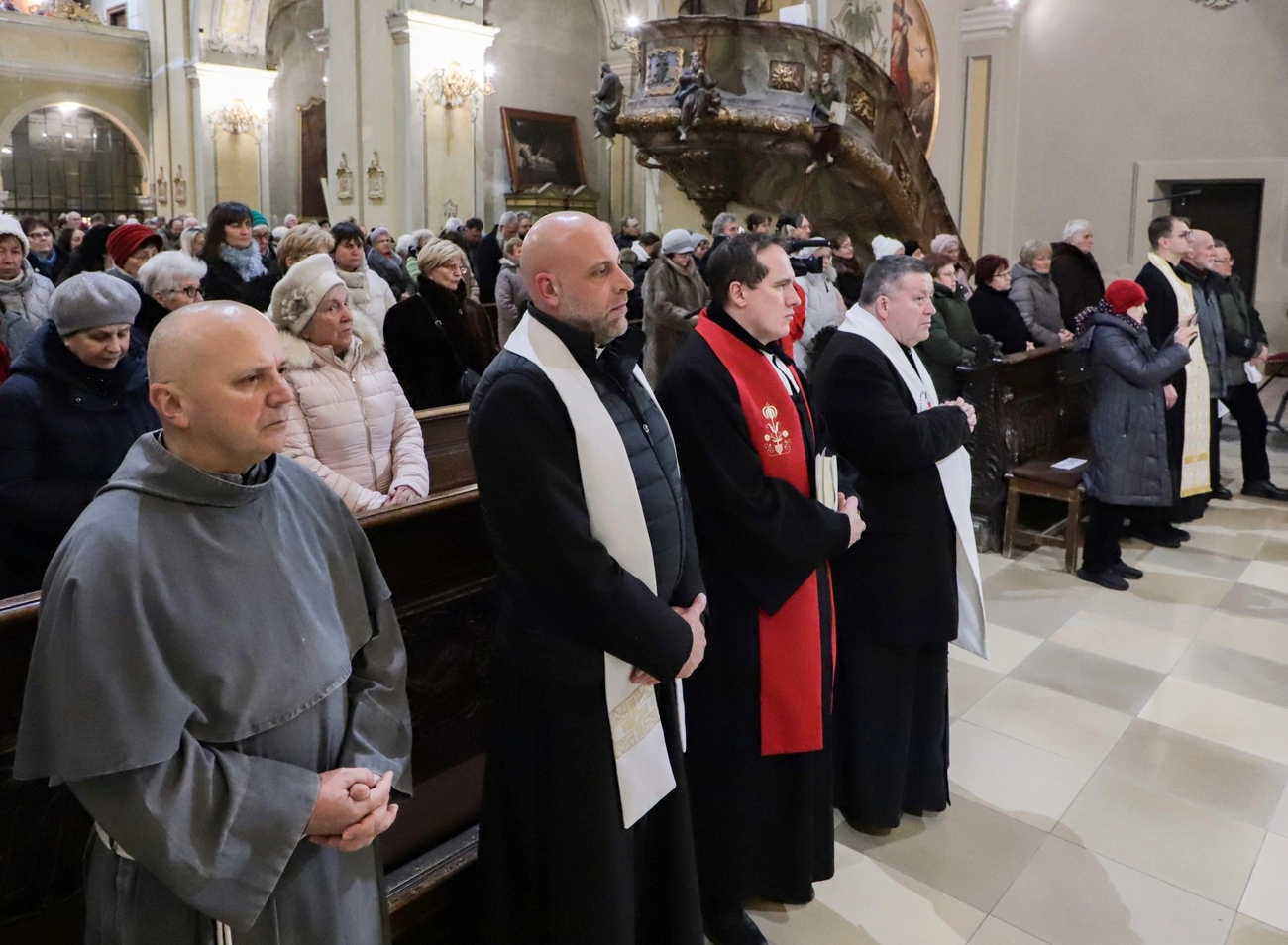 Ökumenikus imahét kiemelt alkalma a minorita templomban. Fotó: Mocsári László
