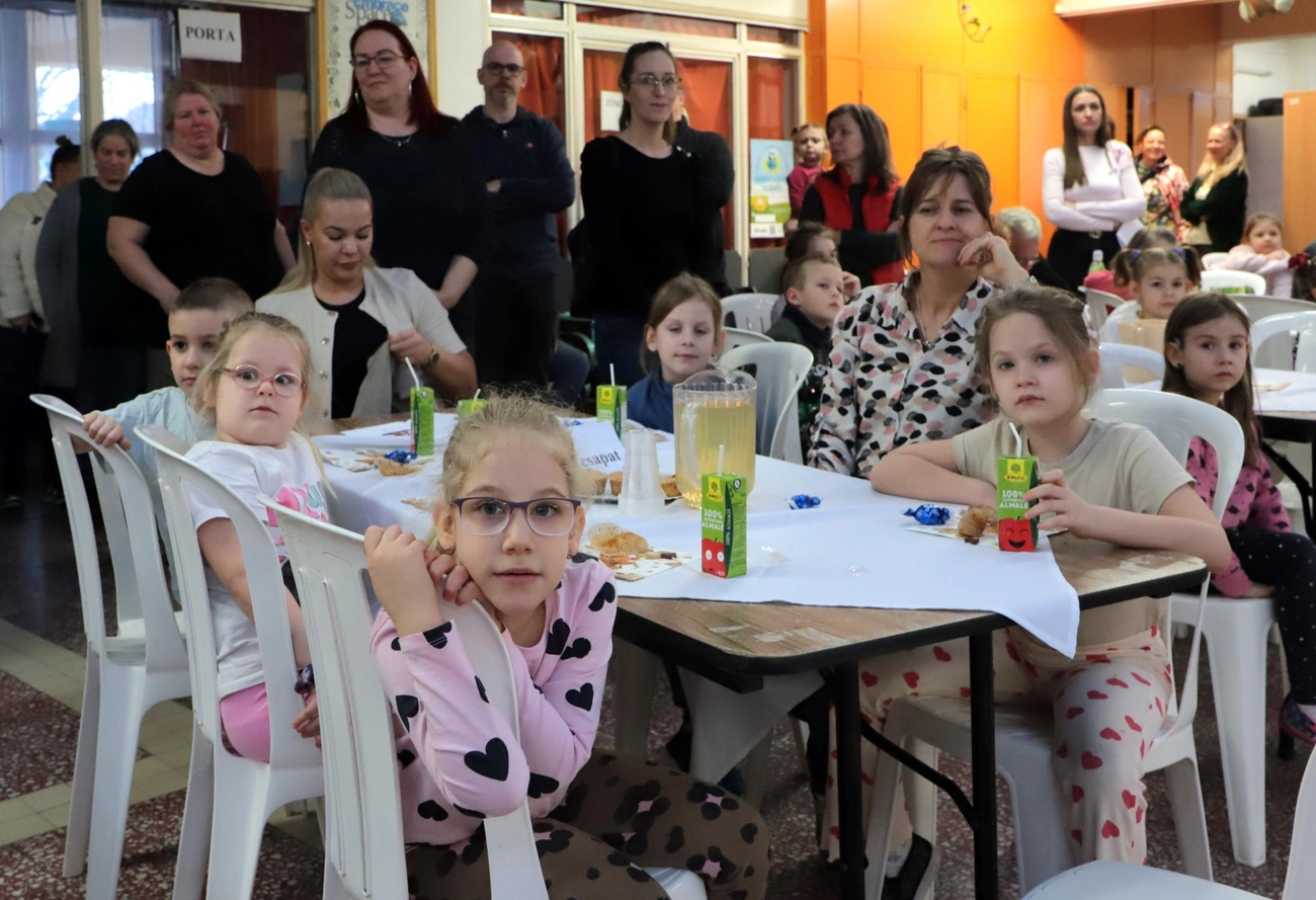 óvodások versenye a Szabó Lőrinc iskolában. Fotó: Mocsári László