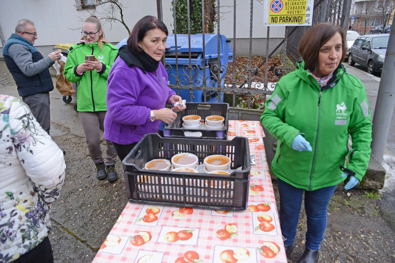 MRSZ ételosztása. Fotó: Osztie Tibor