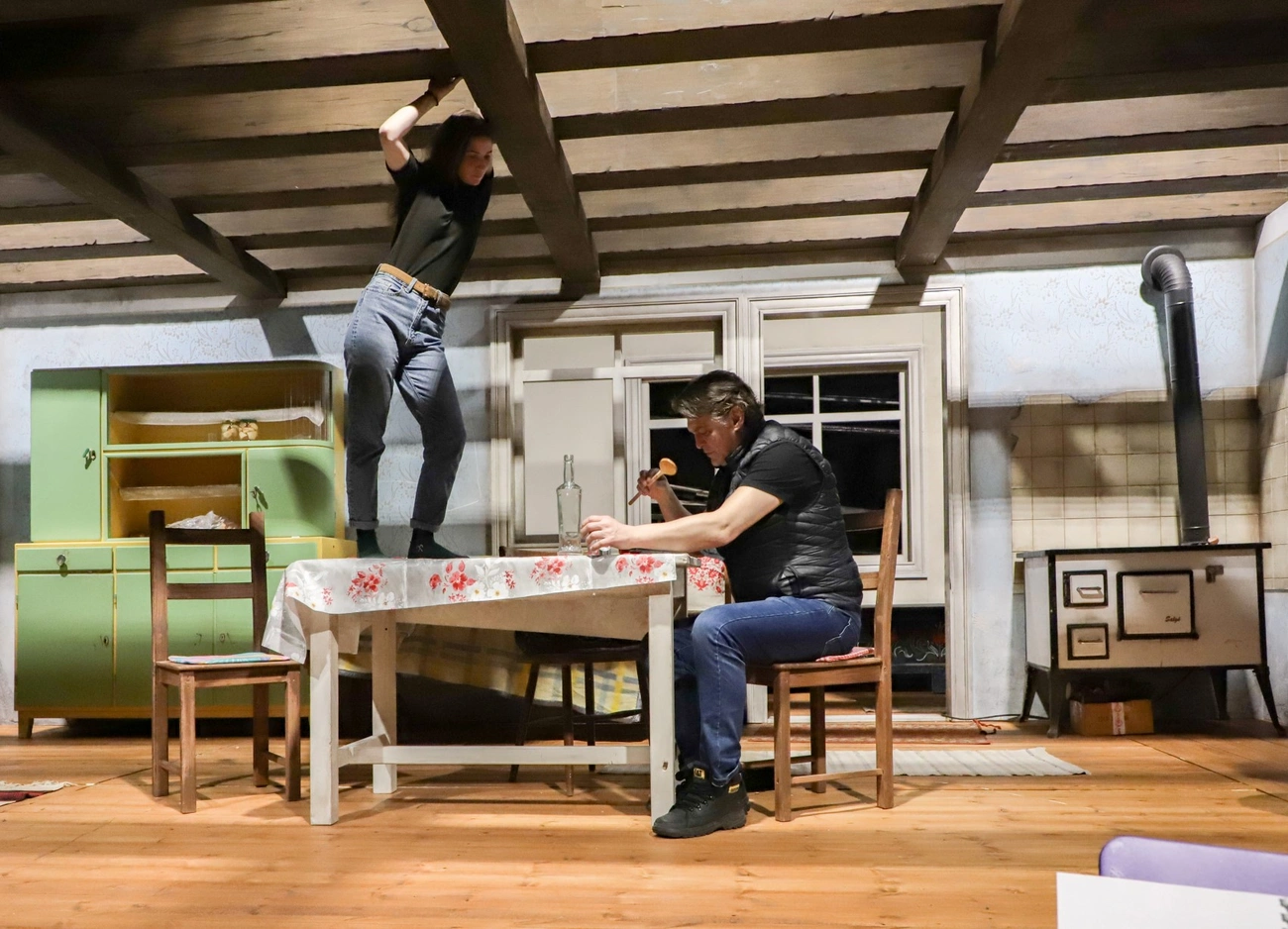 Bányavirág próba. Fotó: Mocsári László