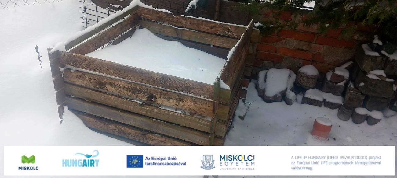 LIFE komposztkeret logókkal