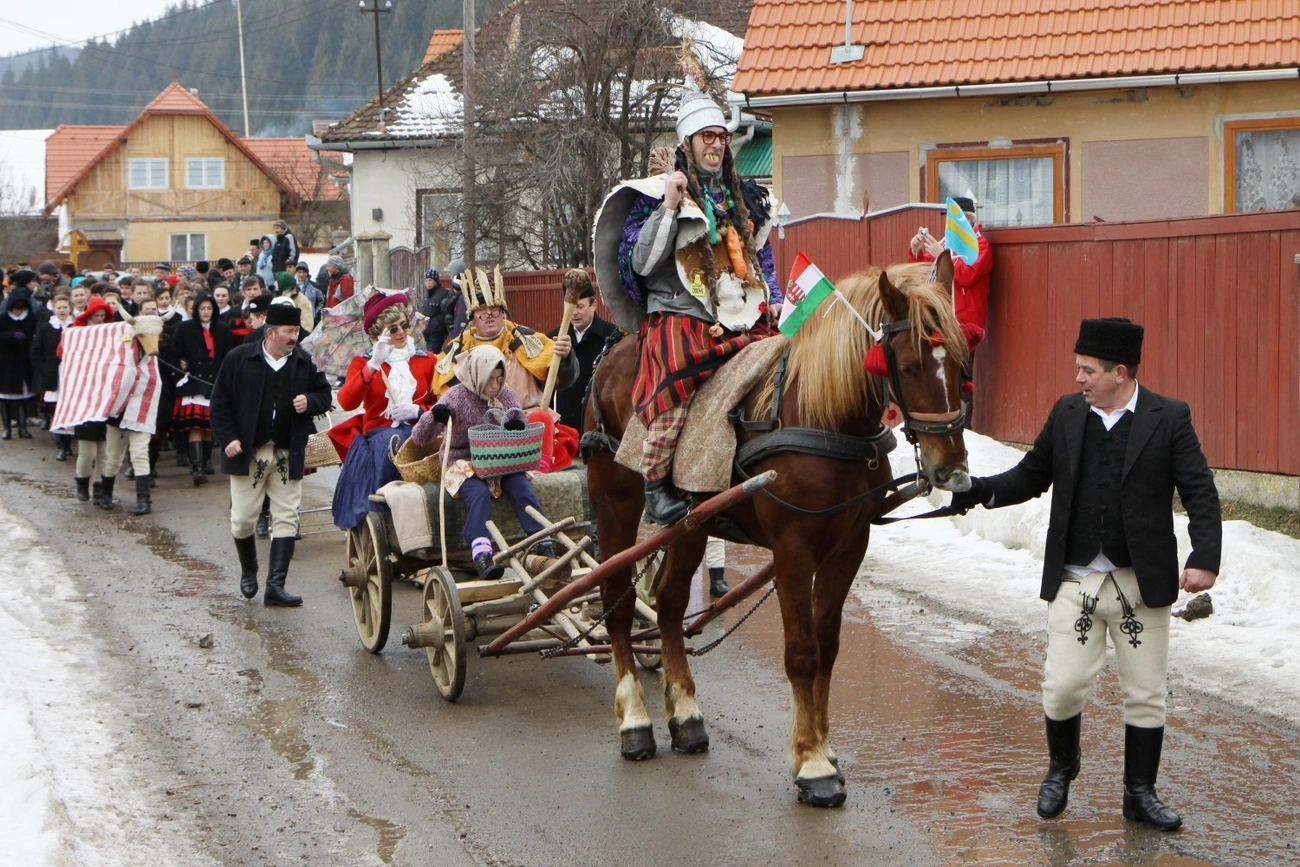 farsangi búcsúztató Csíkban. Fotó: Mocsári László