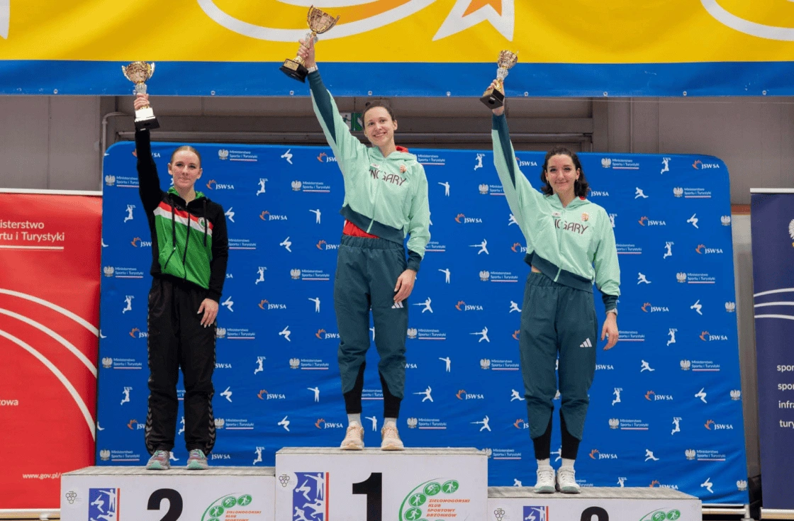 Guzi Blanka aranyéremmel indította szezonját. Fotó: magánarchívum