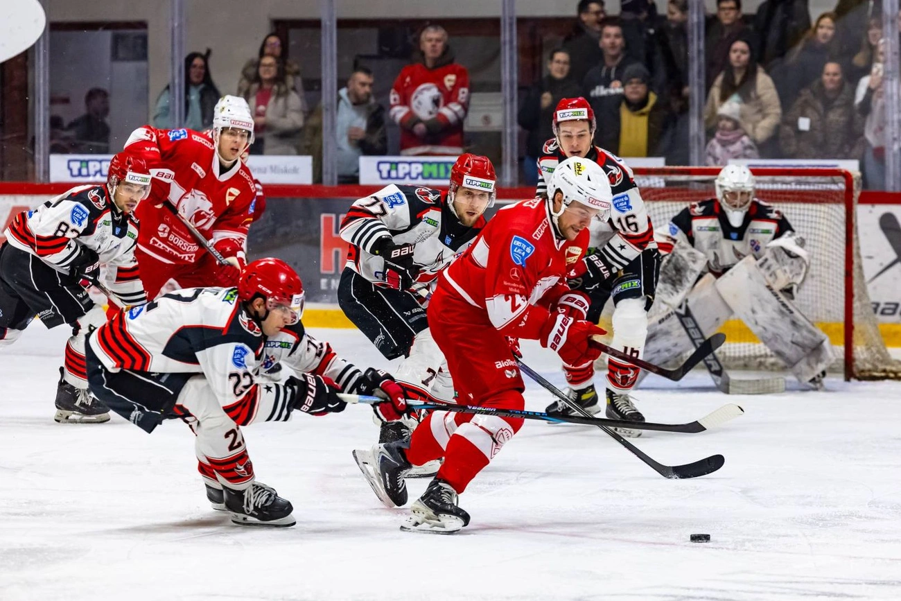 Simán nyertek a piros-fehérek Dunaújvárosban. Fotó: magánarchívum 