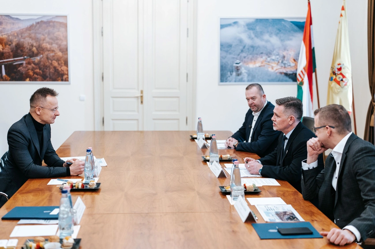 Szijjártó Péter Miskolcon. Fotó: Rogosz Péter