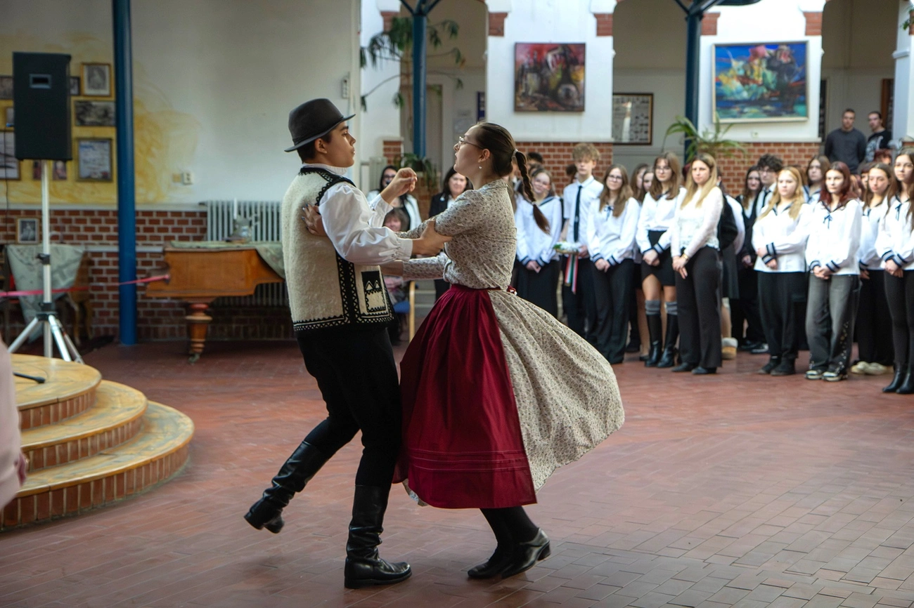 Zrínyi Ilona megemlékezés a Zrínyi gimiben. Fotó: magánarchívum