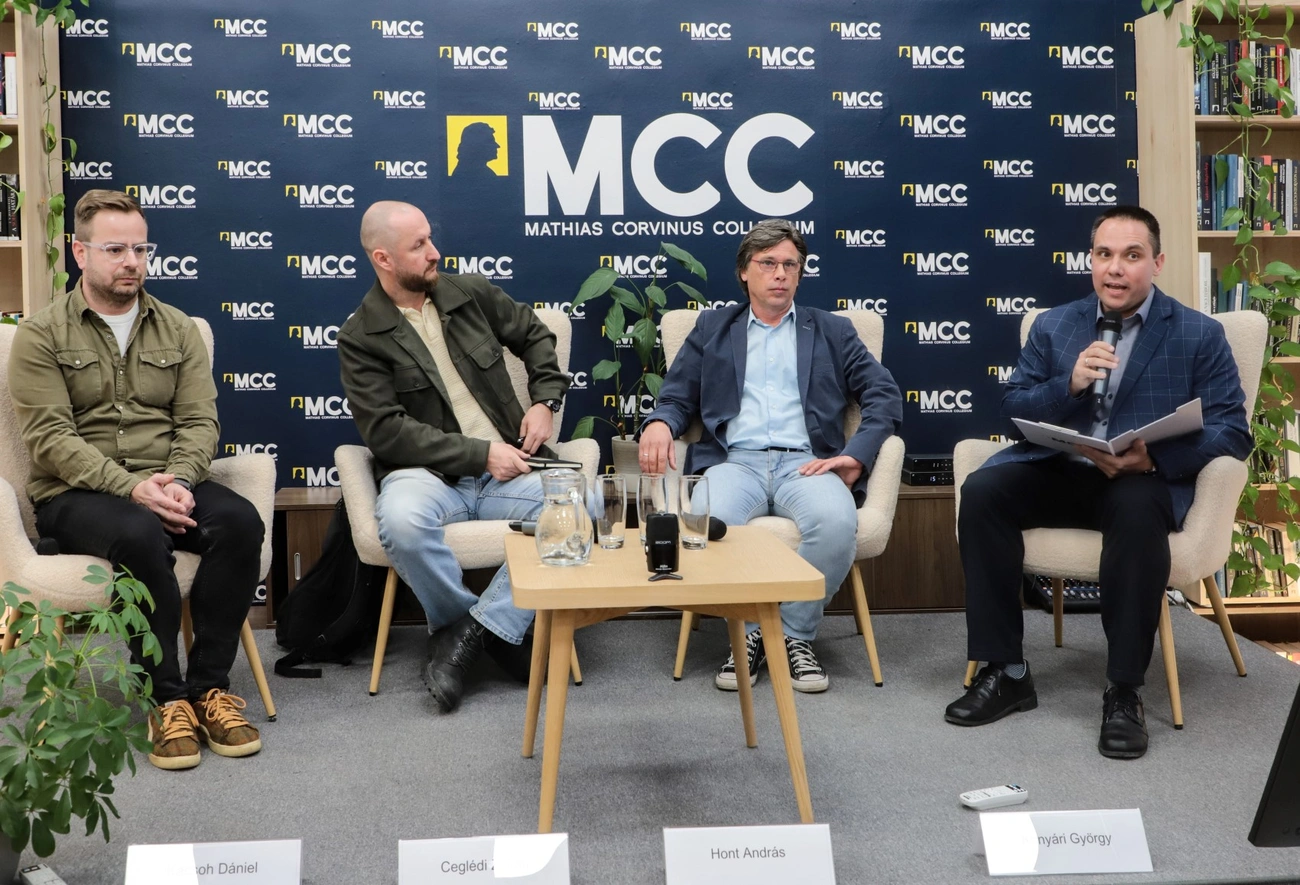 Közéleti beszélgetéssorozat az MCC-ben. Fotó: Mocsári László