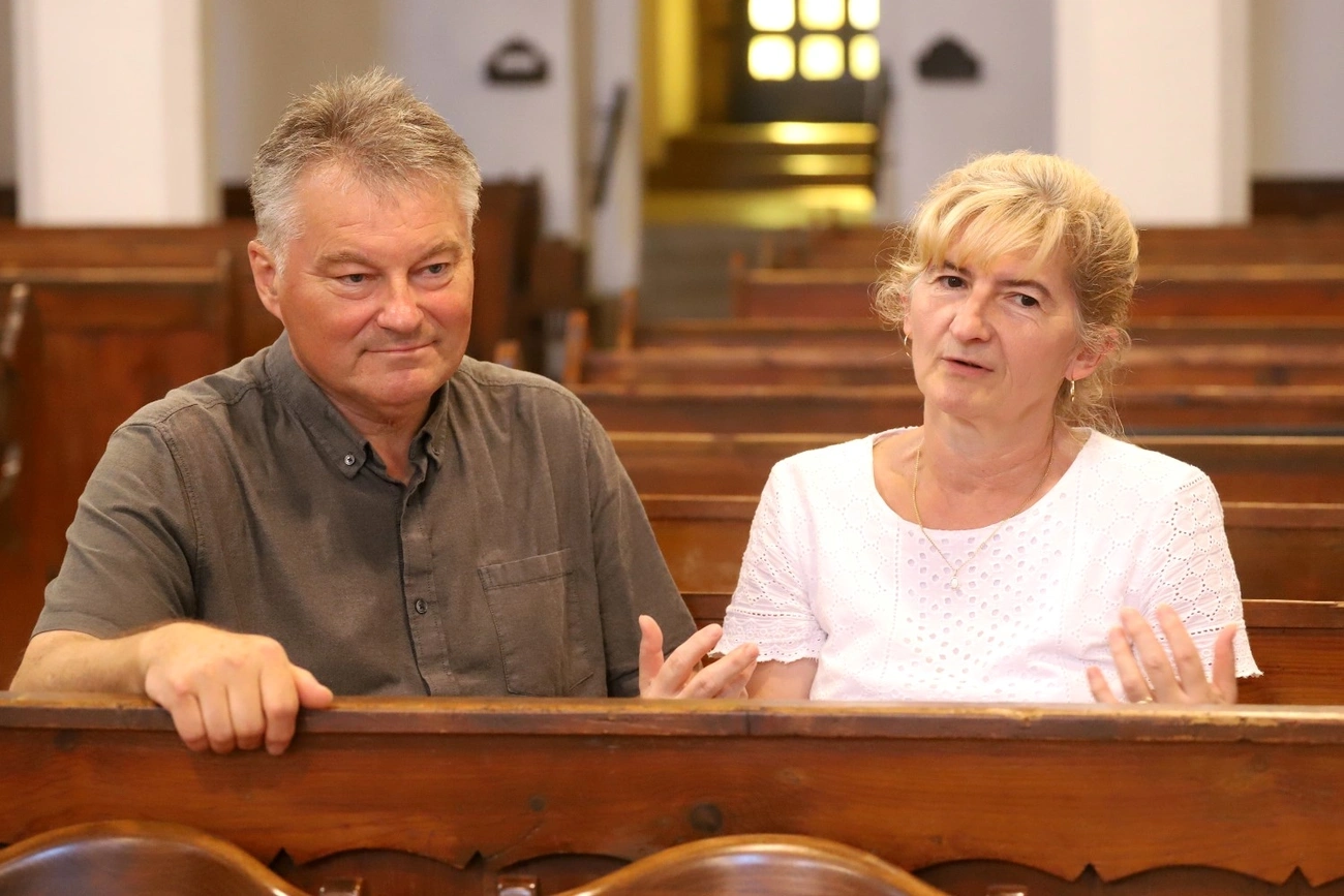 Hangó István és Hangóné avasi lelkészházaspár. Fotó: Mocsári László