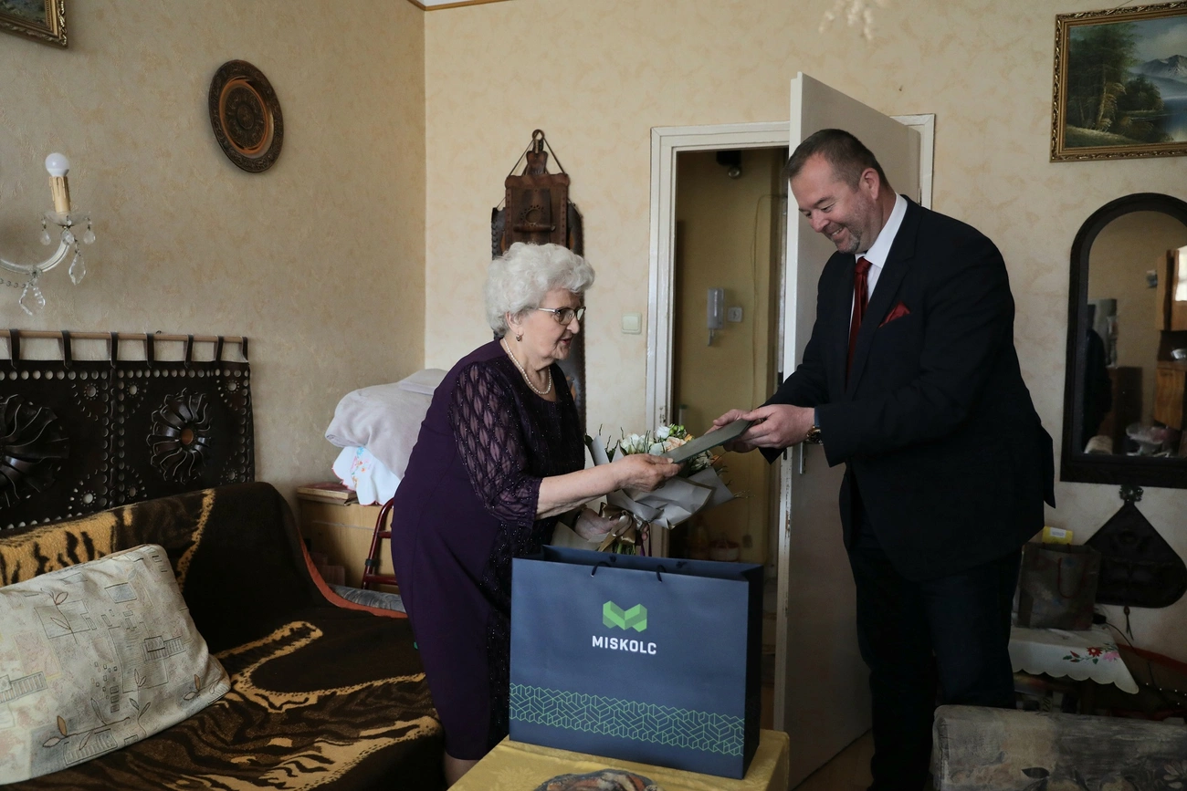 Szaniszló Jánosné 90 éves. Fotó: Juhász Ákos