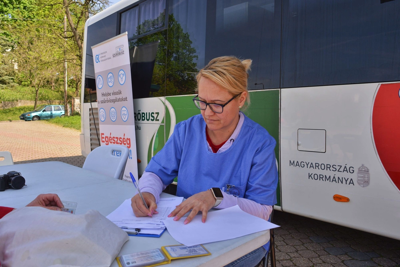 Egészségnap Görömbölyön. Fotó: Osztie Tibor