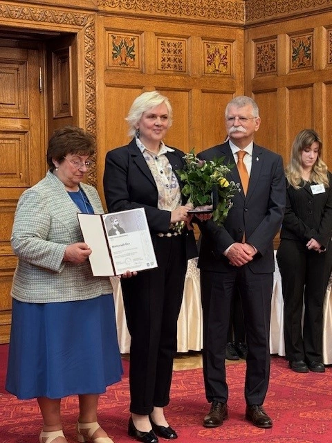 Matiscsák Éva Frim Jakab-díj. Fotó: VH