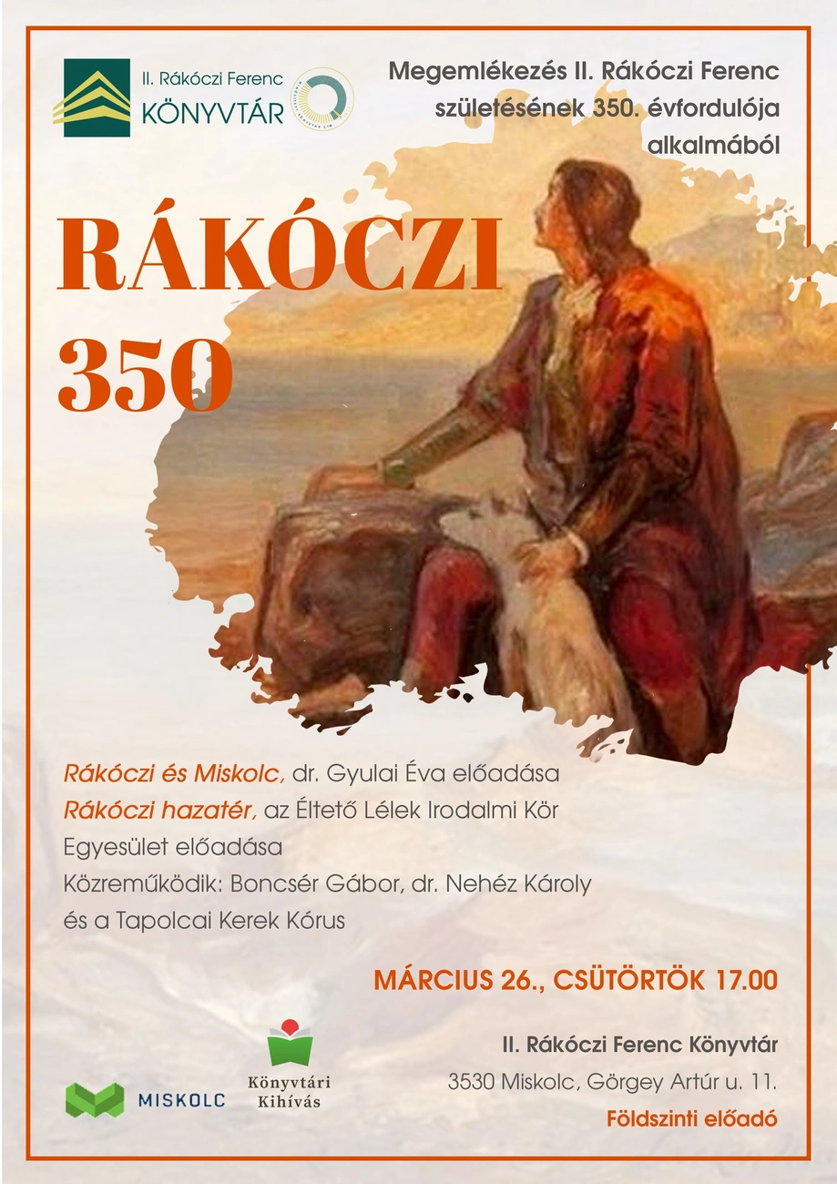 Rákóczi 350. Fotó: Éltető Lélek Irodalmi Kör Egyesület Facebook