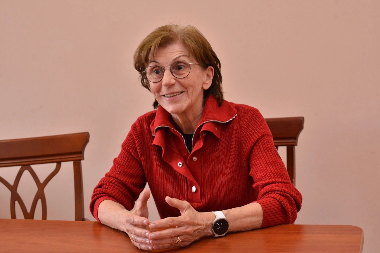 Hortai Rita, Szent Genesius Versbarátkör vezetője. Fotó: Osztie Tibor