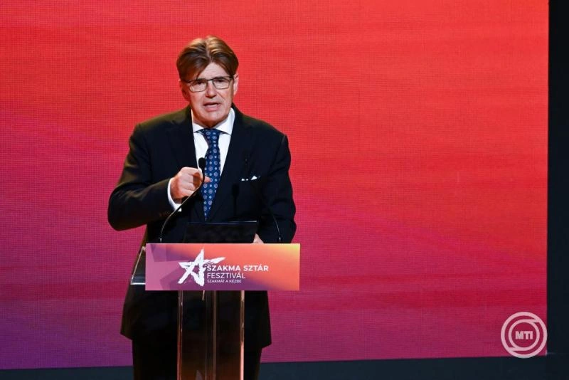 Nagy Elek a Szakma Sztár megnyitóján, 2026. Fotó: Magyar Kereskedelmi és Iparkamara