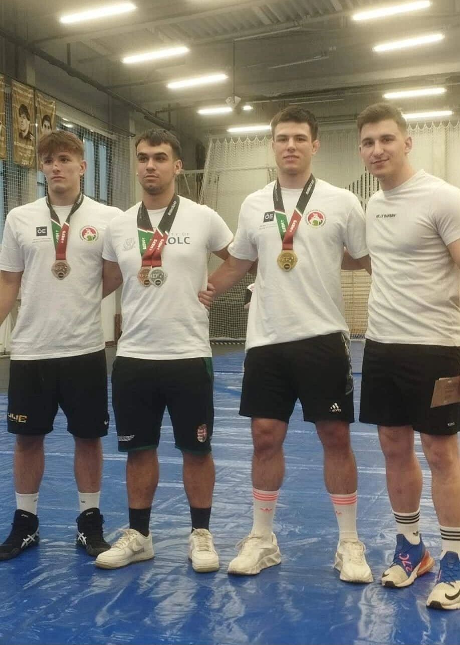 Szinay Szabolcs, Bíró Balázs, Szinay Csaba és Farkas Ádám (balról jobbra). Fotó: magánarchívum