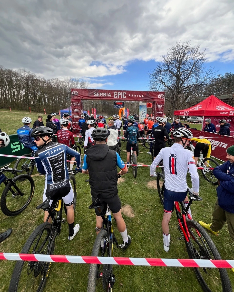 A rajt előtti pillanatok. Fotó: magánarchívum  