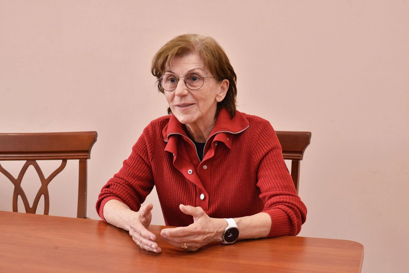 Hortai Rita, a miskolci Versbarát Kör vezetője. Fotó: Osztie Tibor