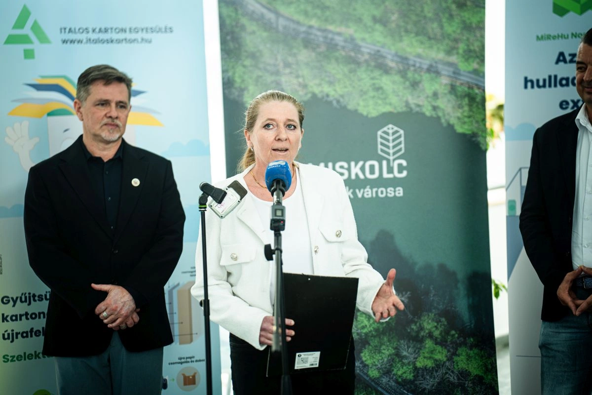 Italos kartondoboz gyűjtő kampány. Fotó: Horváth Csongor