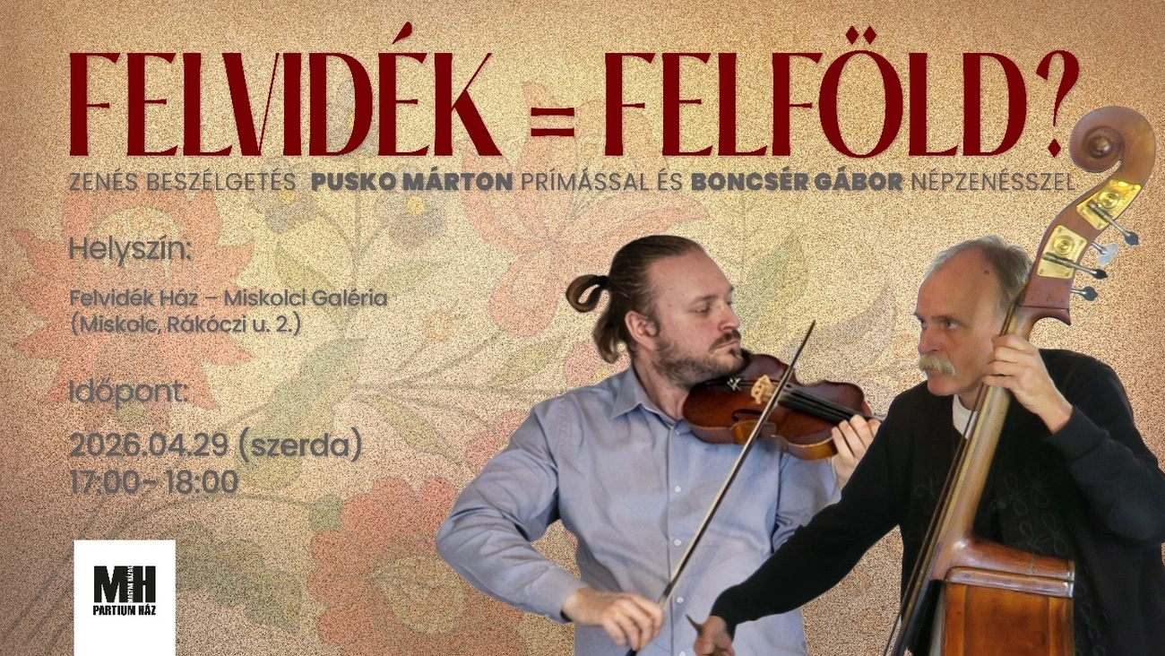 Felvidék-felföld beszélgetés plakát. Forrás: Felvidék-ház