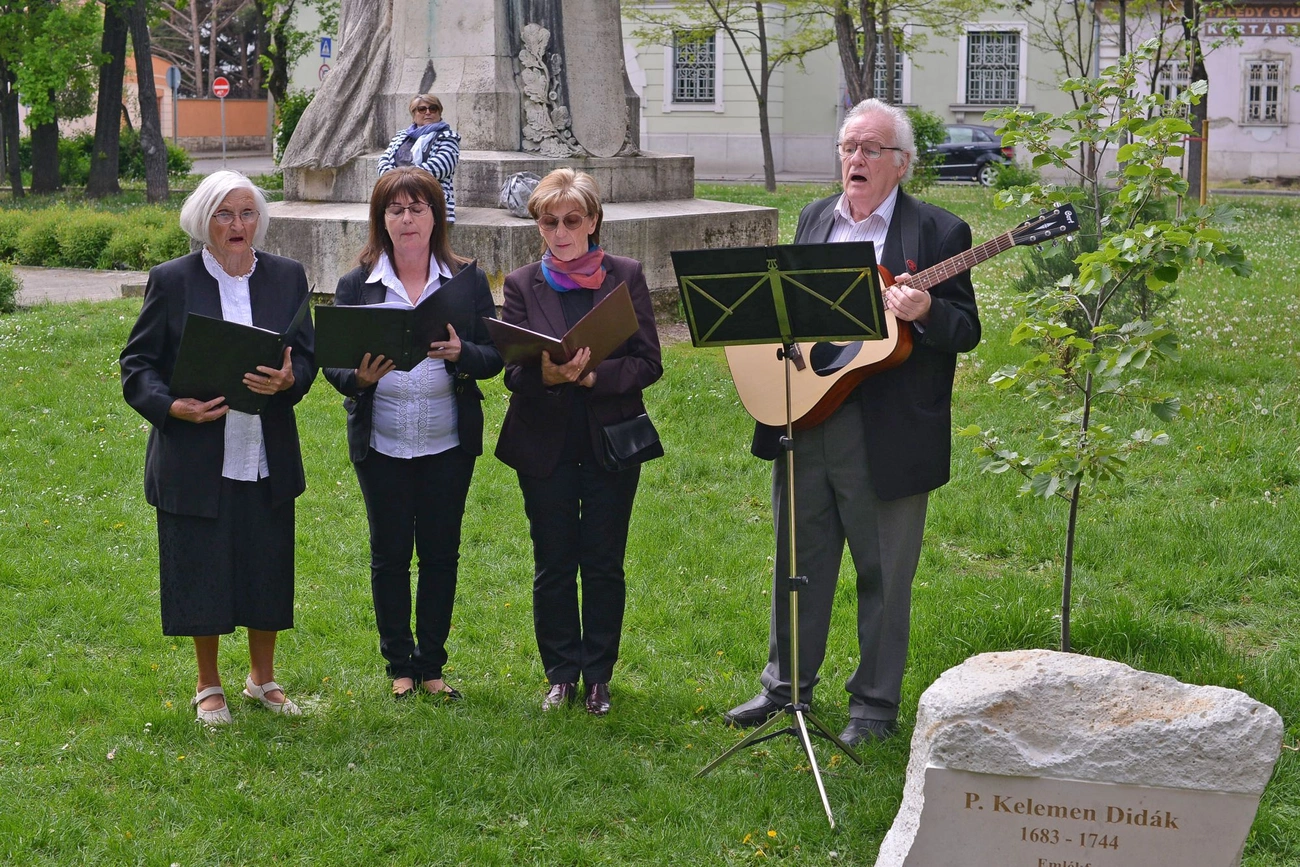 Kelemen Didák emlékkő avatás. Fotó: Osztie Tibor