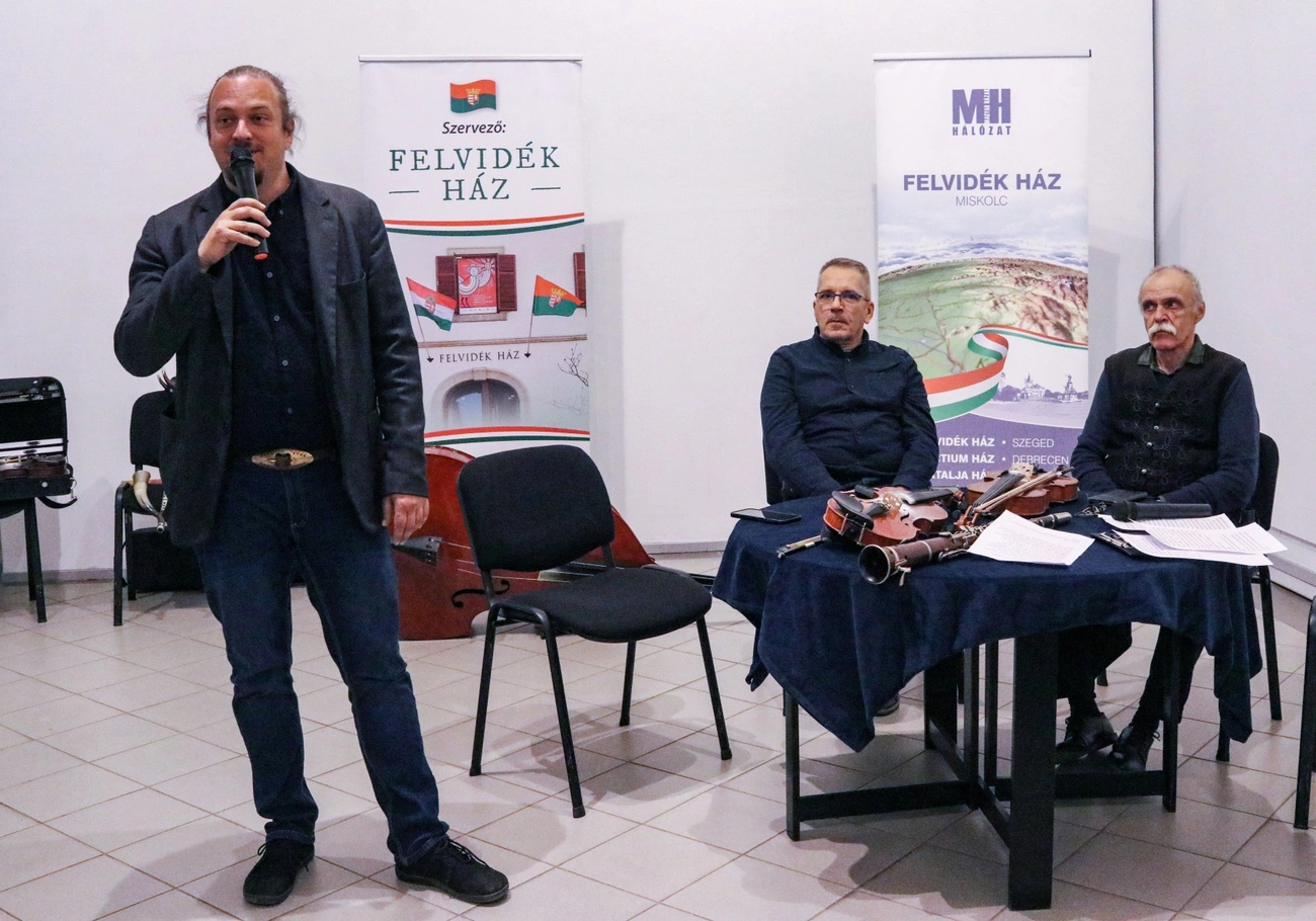 Népzenei koncert a Felvidék Házban. Fotó: Mocsári László