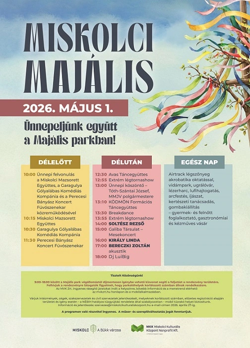 Csanyiki Majális 2026 plakát. Forrás: VH
