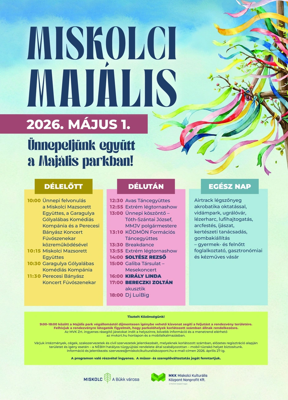 Csanyiki Majális plakát. Forrás: VH