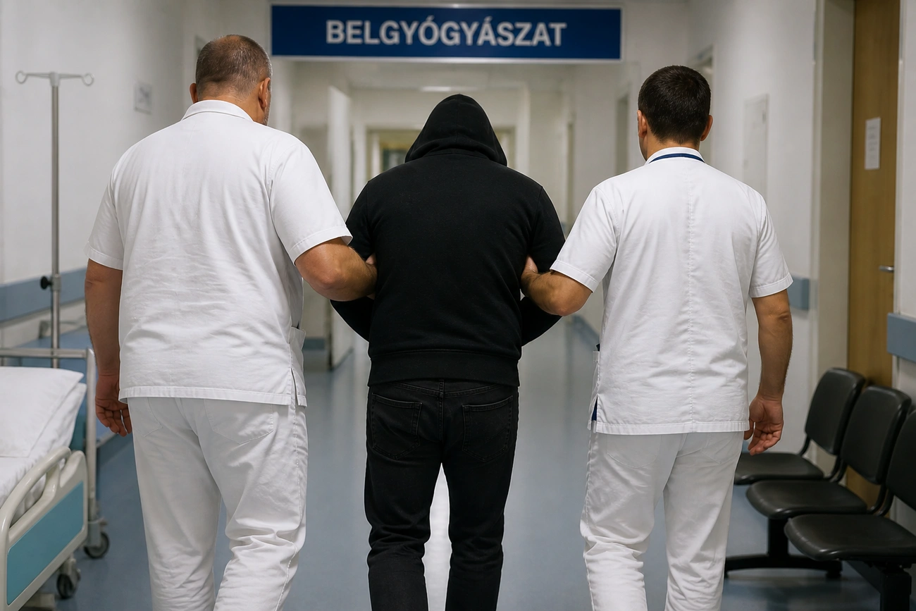 tolvaj miskolci kórház illusztráció ChatGPT