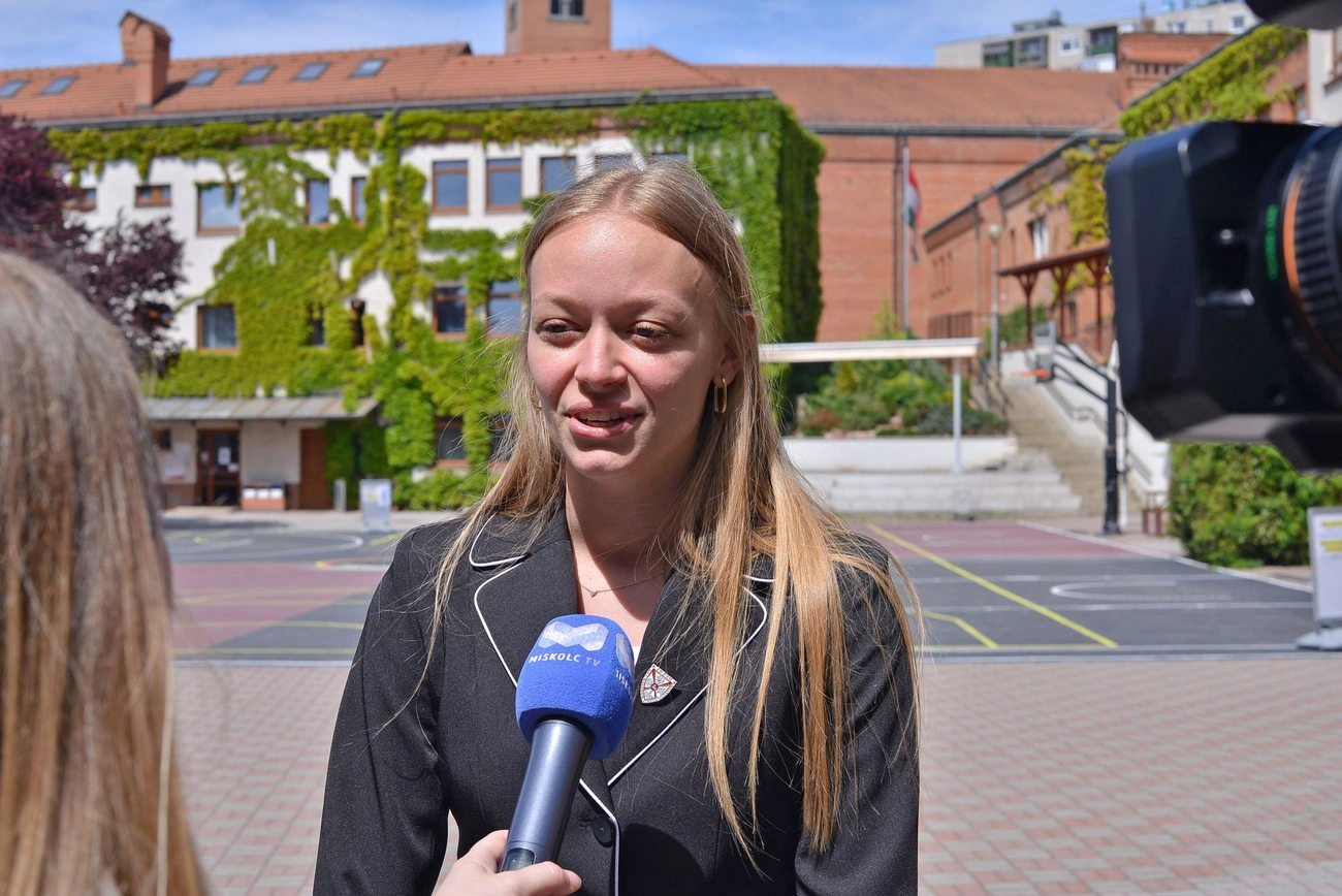 történelemérettségi a Jezsuban. Fotó: Osztie Tibor