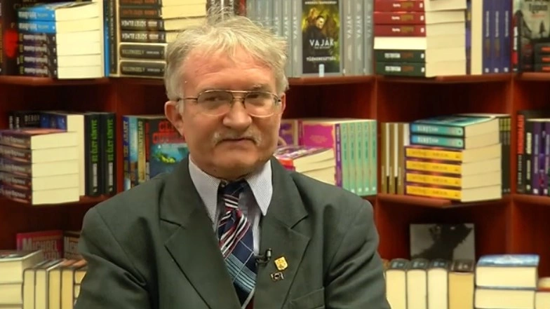 Csontos László miskolci újságíró. Fotó: Miskolc TV