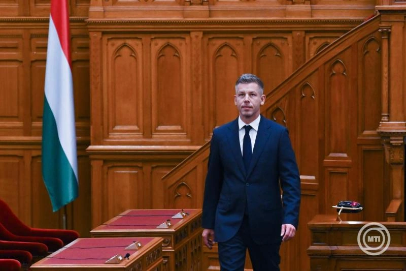 Magyar Péter miniszterelnök. Fotó: MTI
