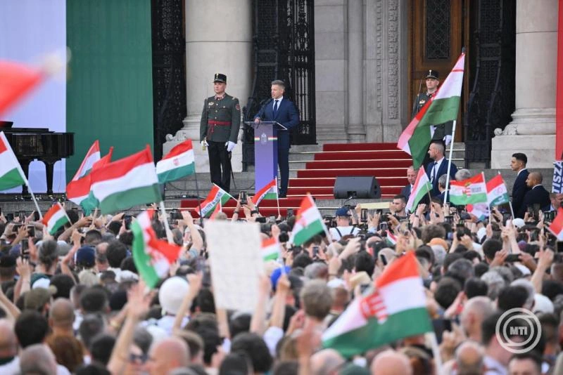 Magyar Péter miniszterelnök. Fotó: MTI