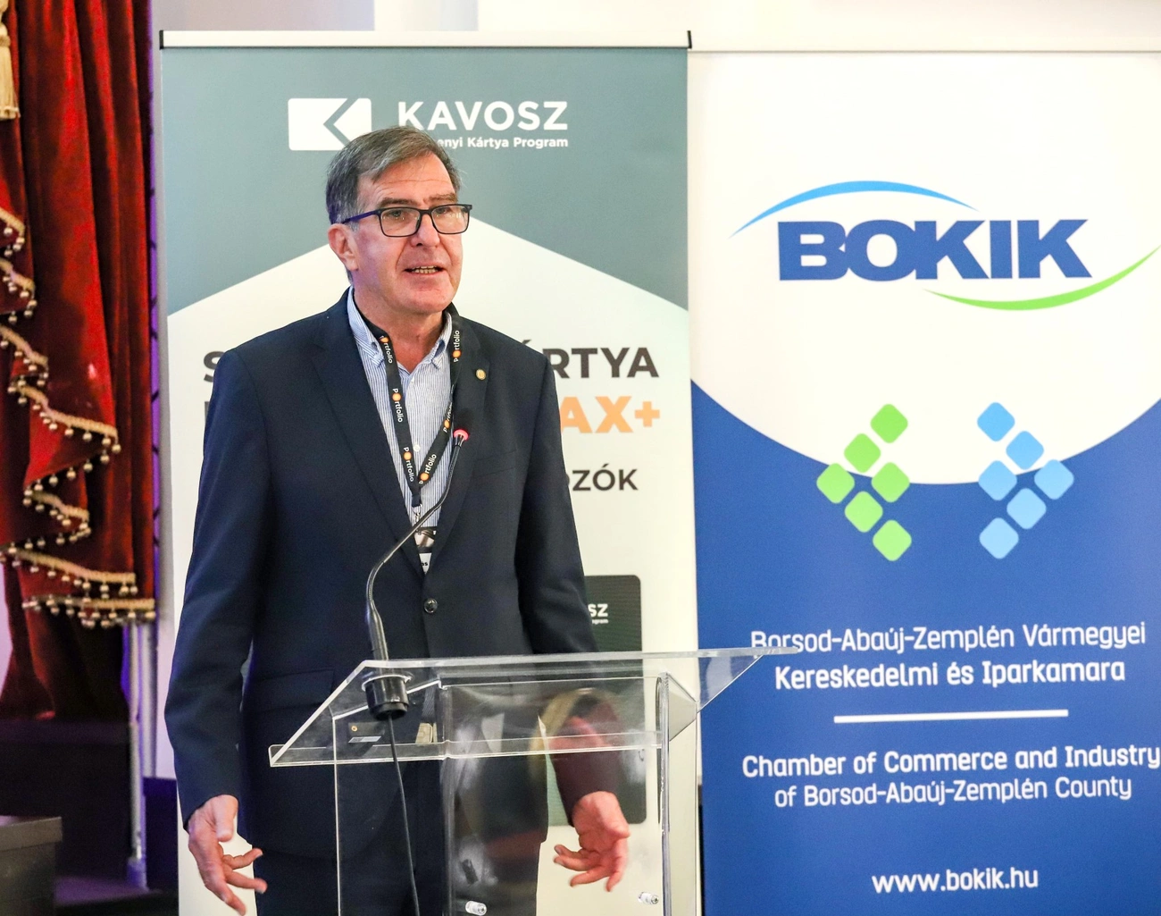 Széchenyi Kártya Roadshow, Bihall Tamás BOKIK elnök. Fotó: Mocsári László