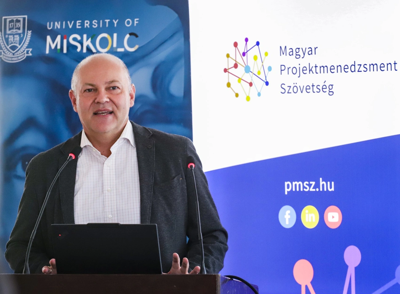 Projektmenedzsment fórum, Kalmár Zsolt. Fotó: Mocsári László
